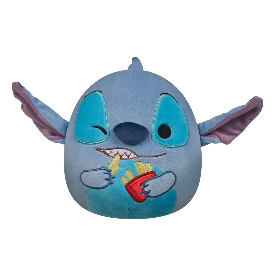 Squishmallows Disney 8-Inch Stitch Holding French Fries