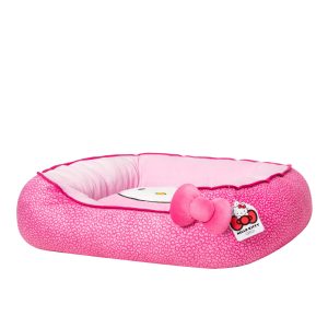 Hello Kitty and Friends Pink Bolster Pet Bed
