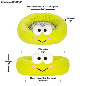 Hello Kitty and Friends Keroppi Bolster Pet Bed