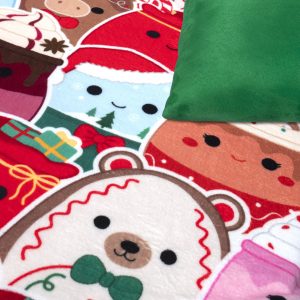 Squishmallows Holiday Throw Blanket