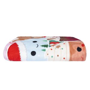 Squishmallows Holiday Throw Blanket