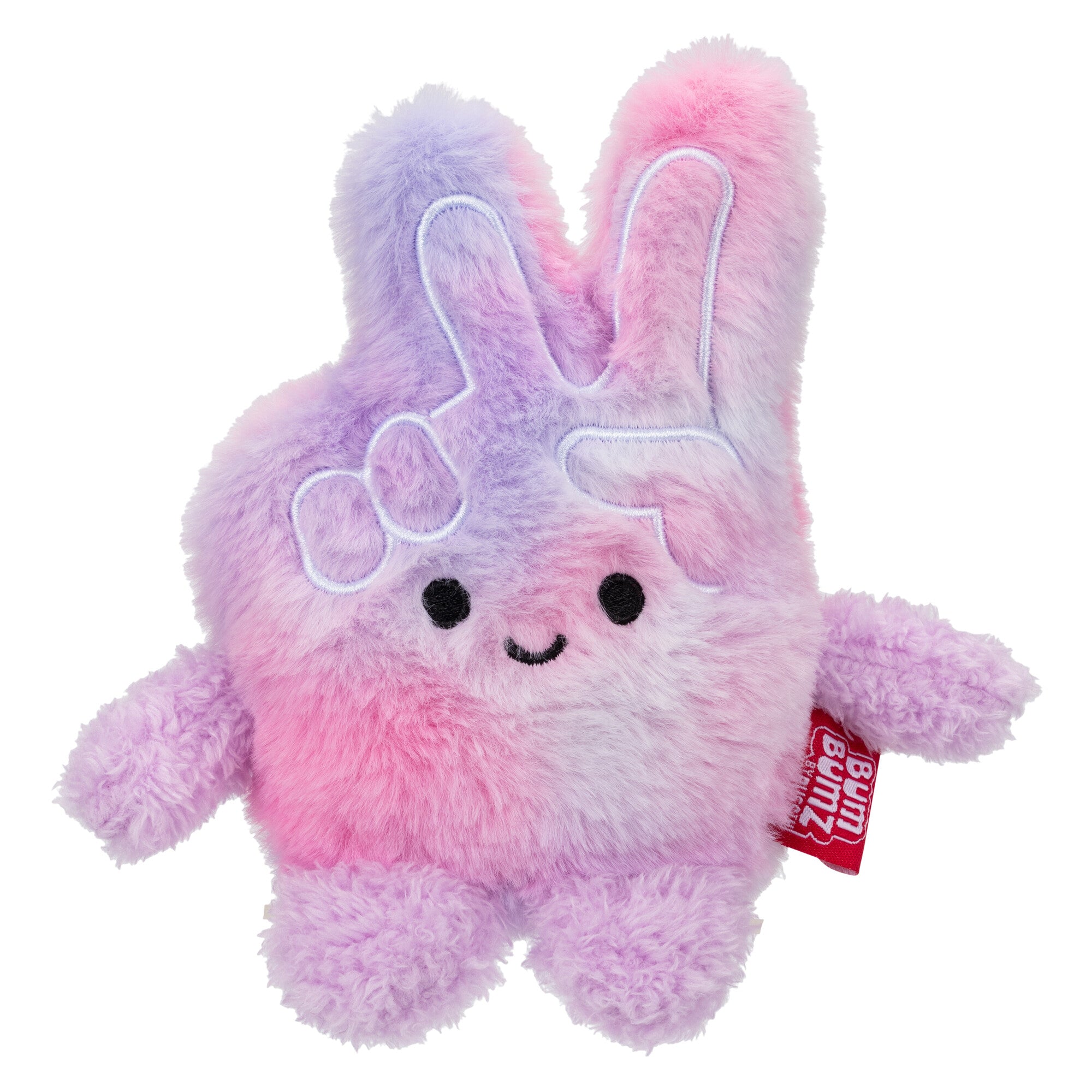RBBZ00380-RBBZ-GroovyBumz-PeaceSignFingersPetra-4.5inchPlush-OP-Front-lpr.jpg
