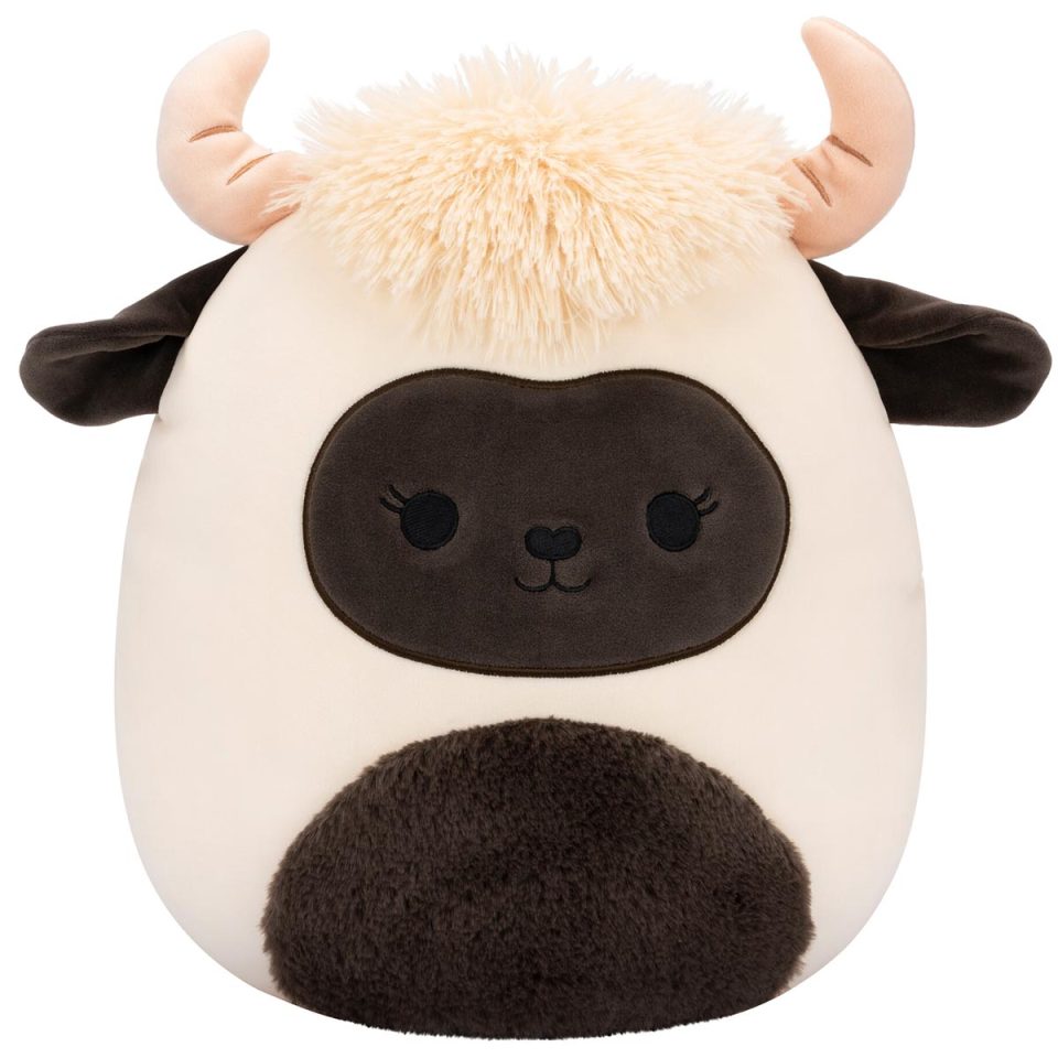 12-Inch Venus the Blacknose Sheep with Fuzzy Black Belly